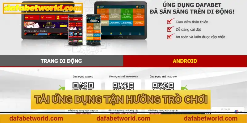 Tải ứng dụng tận hưởng trò chơi Tải ứng dụng tận hưởng trò chơi